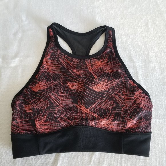 high impact high neck sports bra